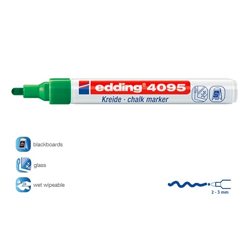Edding 4095 Groen Krijtstift